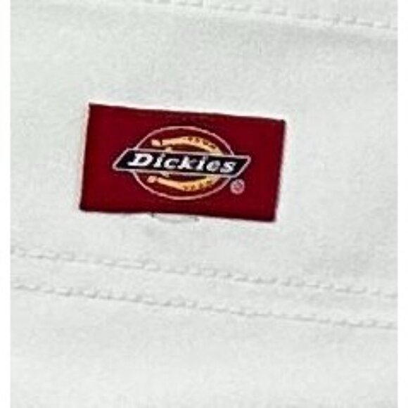 Dickies Pants Mens Double Knee Utility Carpenter Pants 38x34 White Loop-Free - Picture 3 of 7